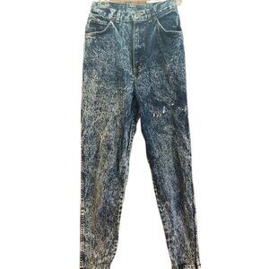 Vintage Acid Wash Chic High Waisted Jeans (Made in the US)
